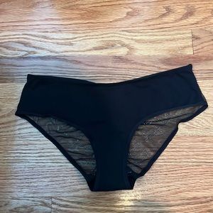 Victoria’s Secret Low Rise Black Rhinestone Lace Hiphugger